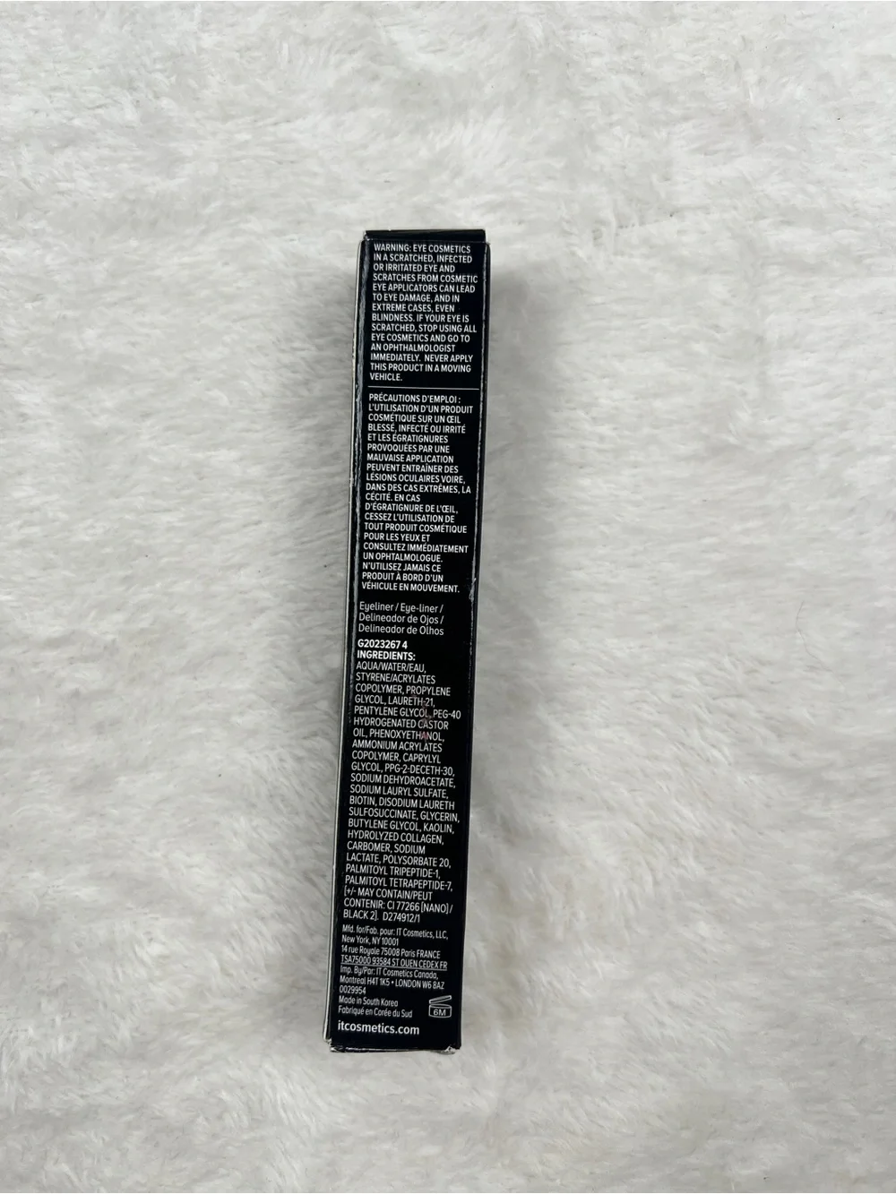 IT Cosmetics Superhero Liner Waterproof Easy Glide Liquid Eyeliner Super Black